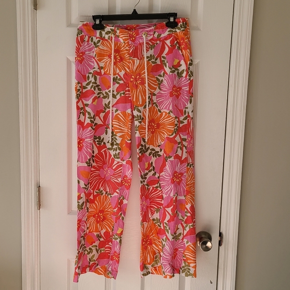 Lilly Pulitzer Linen Blend Pants - Picture 1 of 9